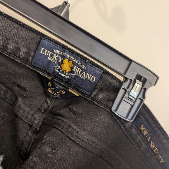 Lucky Brand Sofia Skinny jeans - black - size 8 - Picture 4 of 5